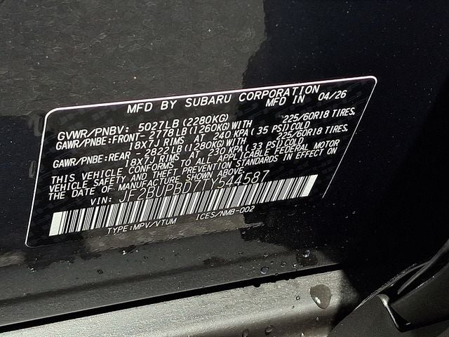 2026 Subaru OUTBACK Premium