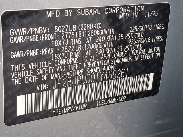 2026 Subaru OUTBACK Limited