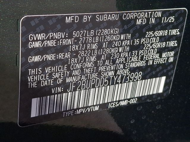 2026 Subaru OUTBACK Limited