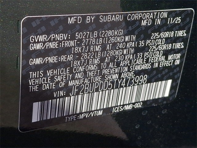 2026 Subaru OUTBACK Limited