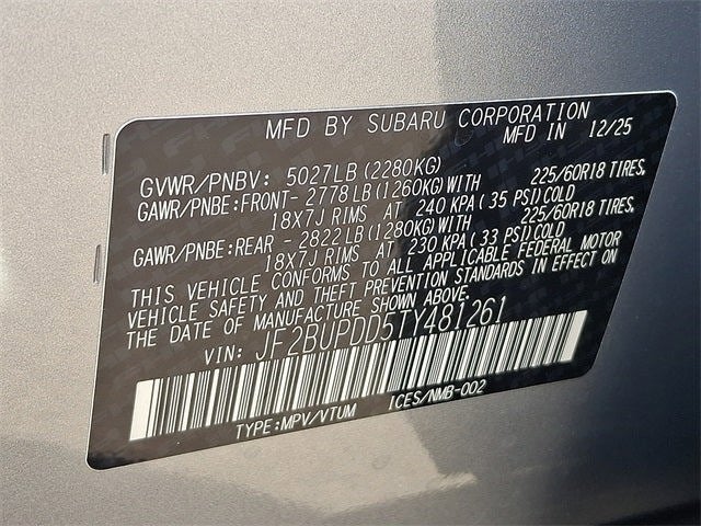 2026 Subaru OUTBACK Limited