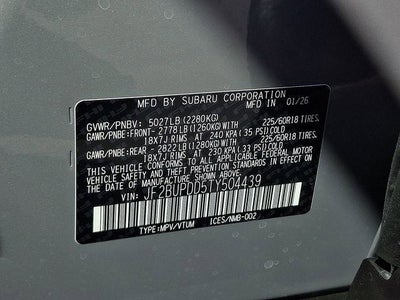 2026 Subaru OUTBACK Limited