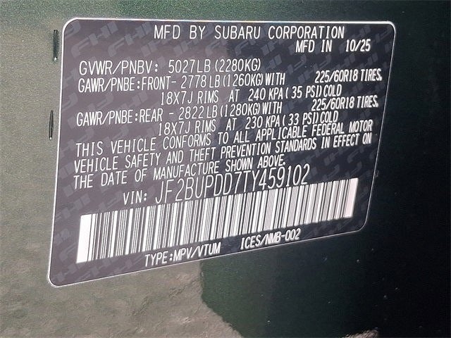 2026 Subaru OUTBACK Limited