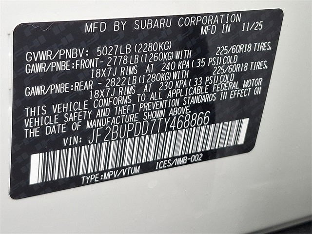 2026 Subaru OUTBACK Limited