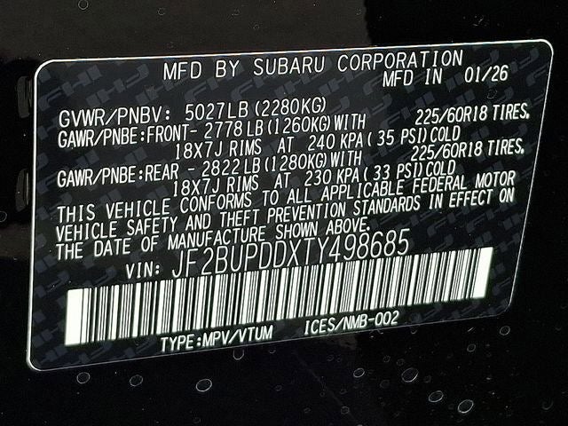 2026 Subaru OUTBACK Limited