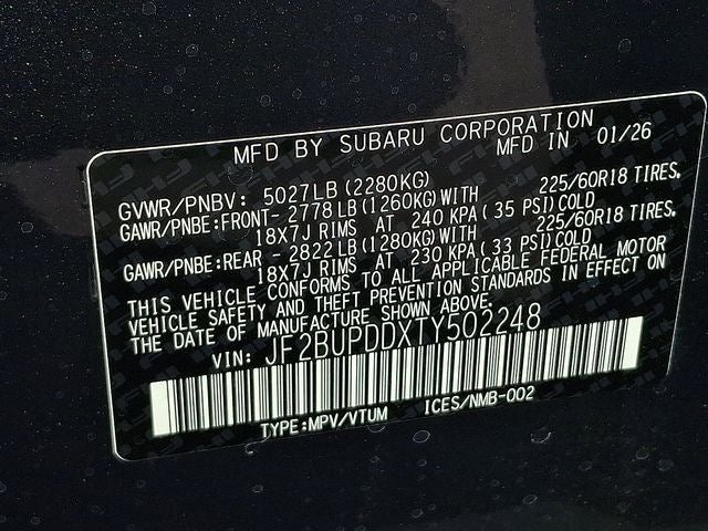2026 Subaru OUTBACK Limited