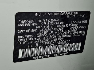 2026 Subaru OUTBACK Touring