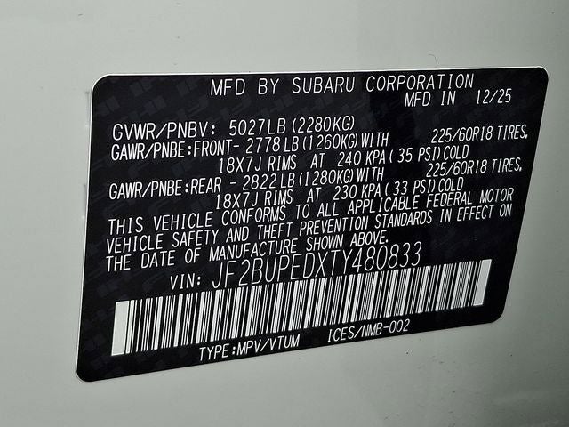 2026 Subaru OUTBACK Touring