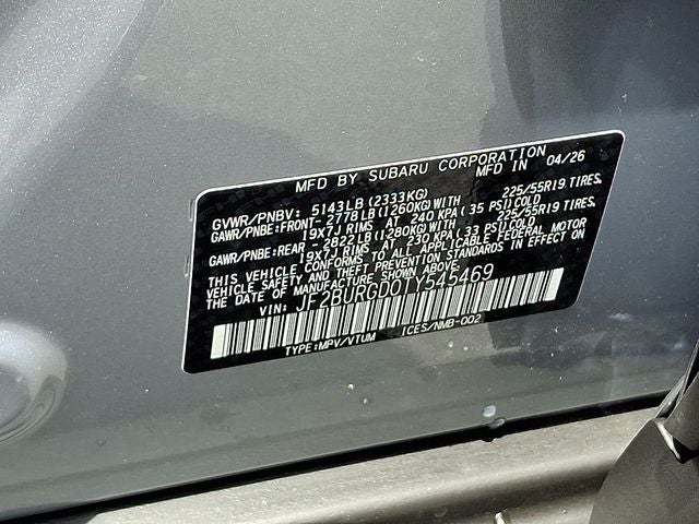 2026 Subaru OUTBACK Limited XT