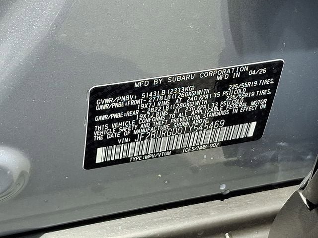 2026 Subaru OUTBACK Limited XT