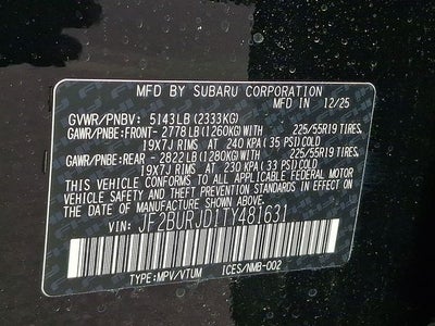 2026 Subaru OUTBACK Touring XT