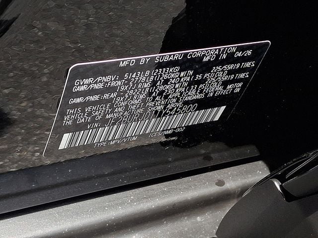 2026 Subaru OUTBACK Touring XT