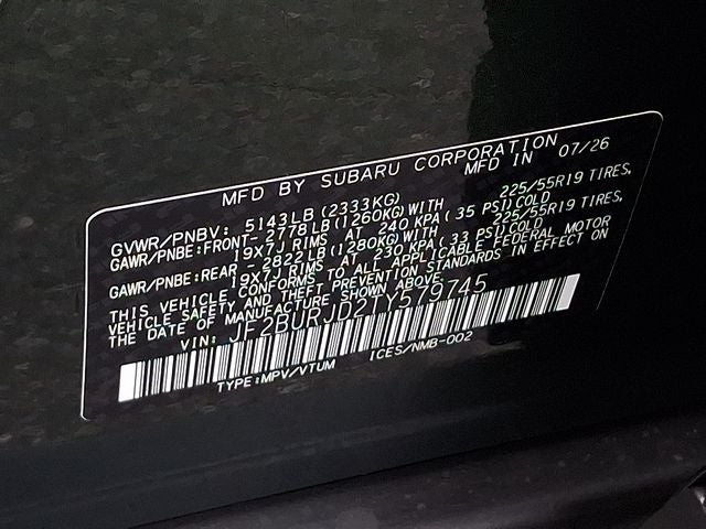 2026 Subaru OUTBACK Touring XT