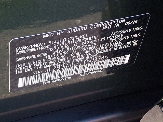 2026 Subaru OUTBACK Touring XT