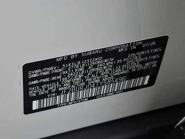 2026 Subaru OUTBACK Touring XT