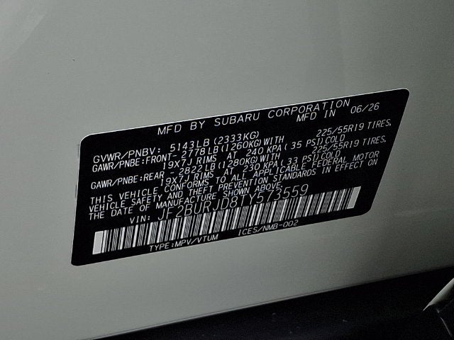 2026 Subaru OUTBACK Touring XT