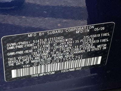 2026 Subaru OUTBACK Touring XT