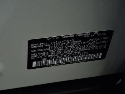 2026 Subaru OUTBACK Touring XT