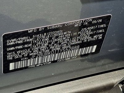 2026 Subaru OUTBACK Wilderness