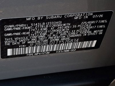 2026 Subaru OUTBACK Wilderness
