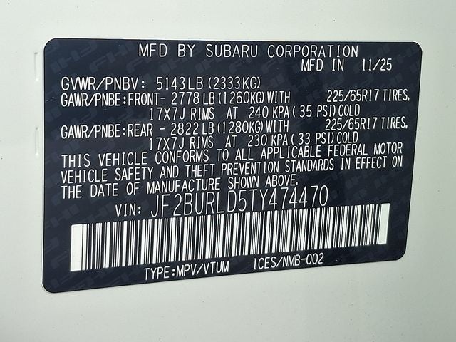 2026 Subaru OUTBACK Wilderness