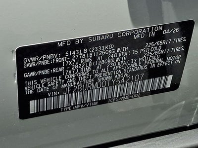 2026 Subaru OUTBACK Wilderness