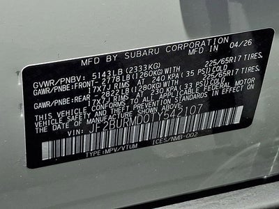 2026 Subaru OUTBACK Wilderness
