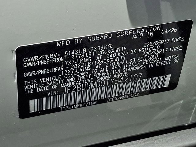 2026 Subaru OUTBACK Wilderness