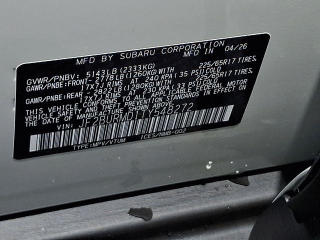 2026 Subaru OUTBACK Wilderness