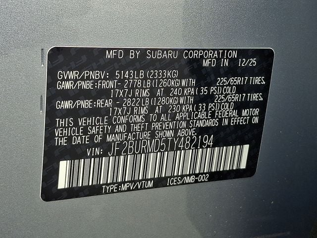 2026 Subaru OUTBACK Wilderness