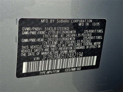 2026 Subaru OUTBACK Wilderness