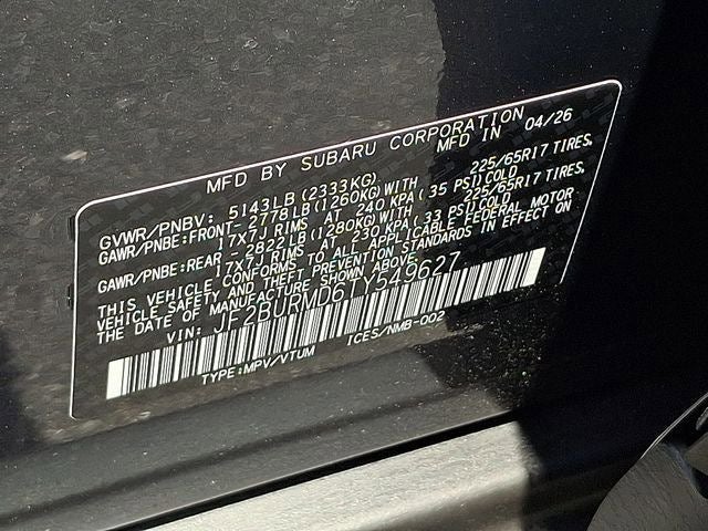 2026 Subaru OUTBACK Wilderness