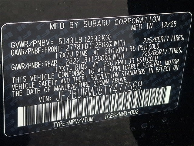 2026 Subaru OUTBACK Wilderness