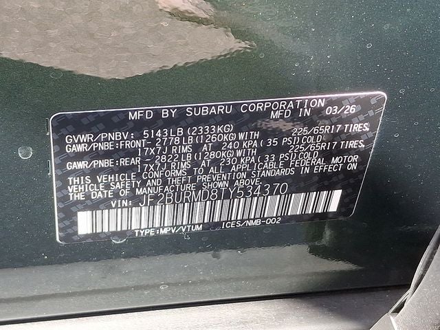 2026 Subaru OUTBACK Wilderness