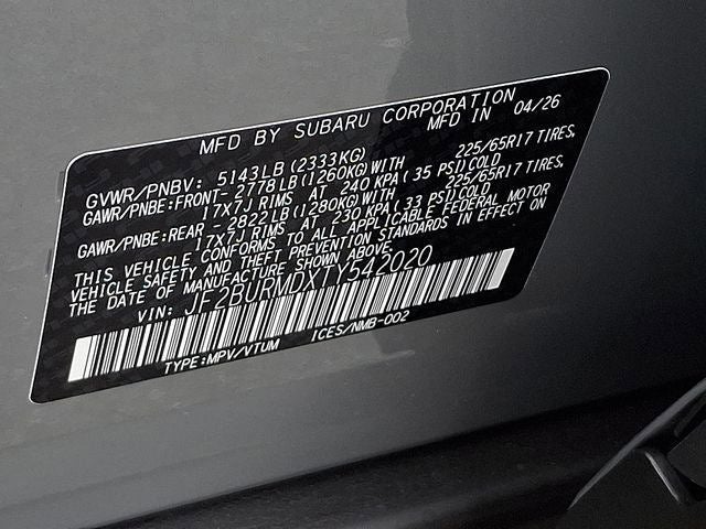 2026 Subaru OUTBACK Wilderness