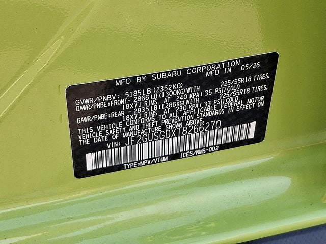2026 Subaru CROSSTREK Sport Hybrid