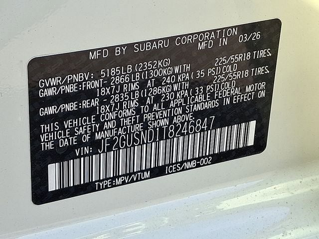 2026 Subaru CROSSTREK Limited Hybrid