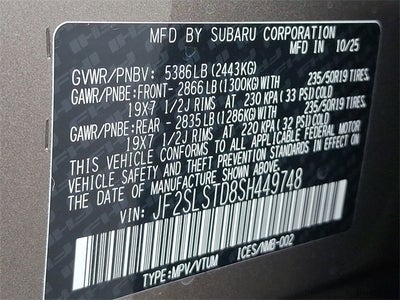 2025 Subaru FORESTER Touring Hybrid