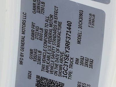 2024 Chevrolet Silverado 3500 HD WT