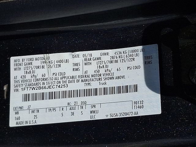 2018 Ford Super Duty F-250 SRW XL