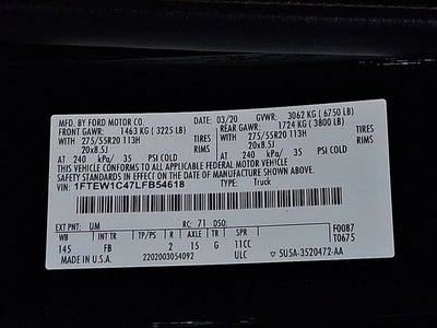 2020 Ford F-150 XL