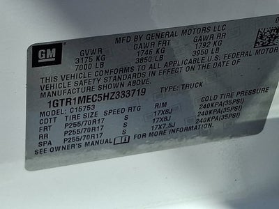 2017 GMC Sierra 1500 SLE