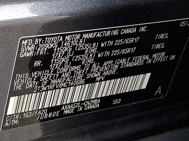 2021 Toyota RAV4 XLE