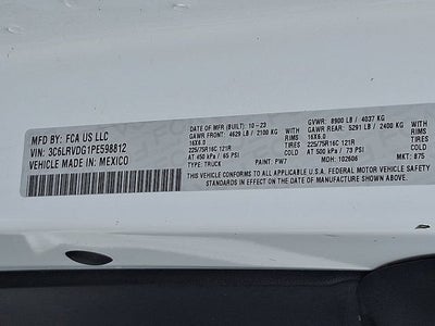 2023 RAM ProMaster Cargo Van 2500 HIGH ROOF 15