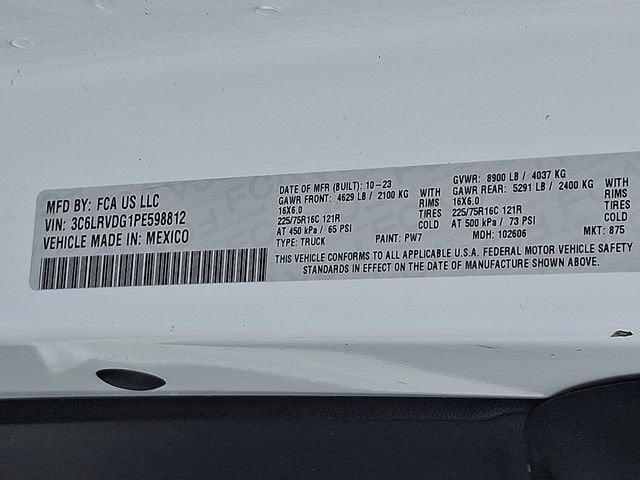 2023 RAM ProMaster Cargo Van 2500 HIGH ROOF 15