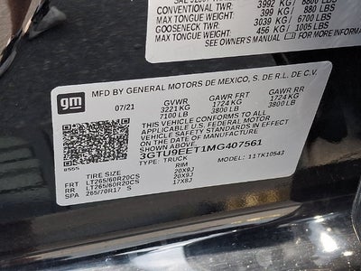 2021 GMC Sierra 1500 AT4