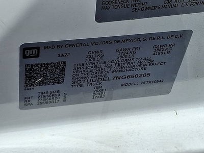 2022 GMC Sierra 1500 SLT