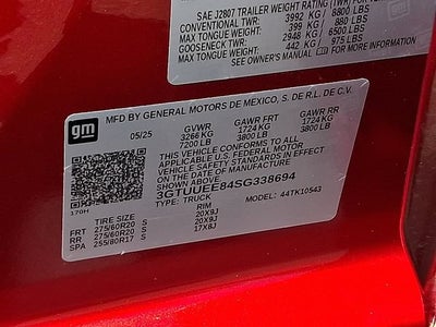 2025 GMC Sierra 1500 AT4