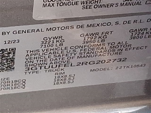 2024 GMC Sierra 1500 AT4X