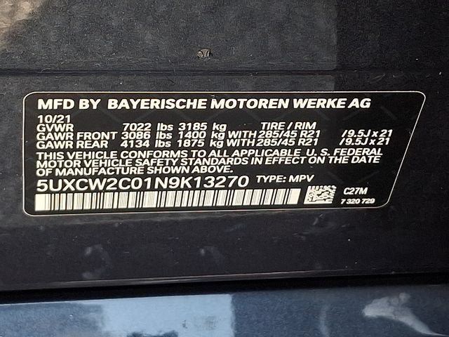 2022 BMW X7 xDrive40i
